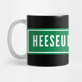 Heeseung Street Sign ENHYPEN Mug